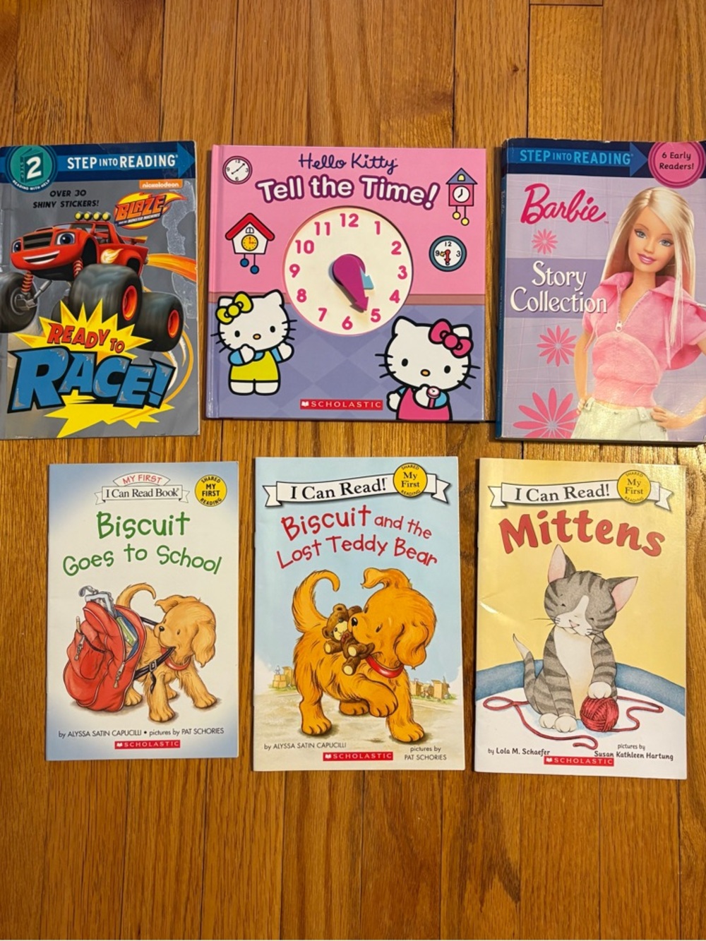 Sanrio Barbie Hello Kitty Early Reader Books 6-Book Lot